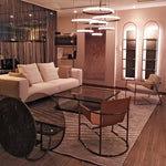 Aurora Chandelier Ring Layered Minimalist - Lamp Outdoor