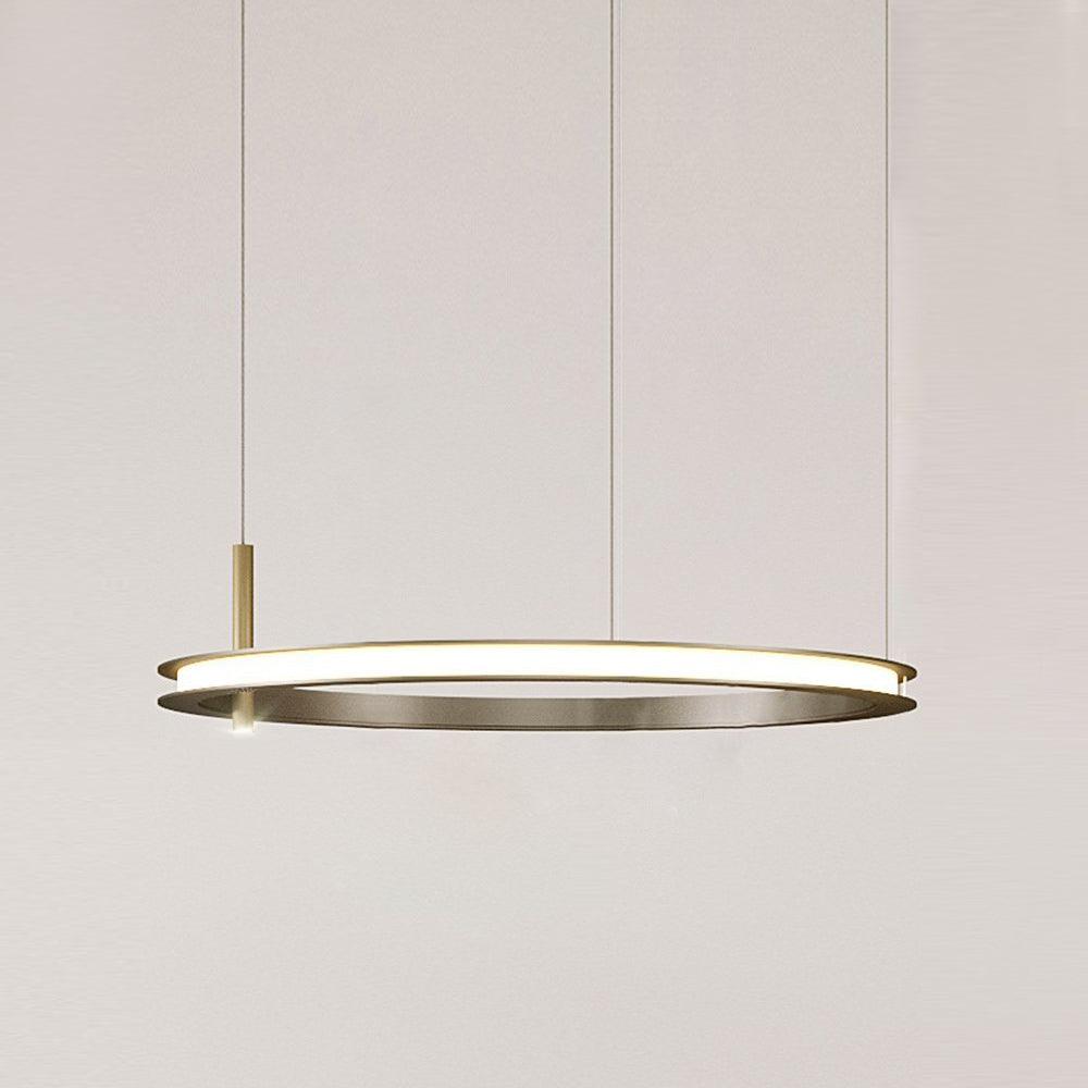 Aurora Chandelier Ring Layered Minimalist - Lamp Outdoor