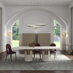 Aurora Chandelier Ring Layered Minimalist - Lamp Outdoor