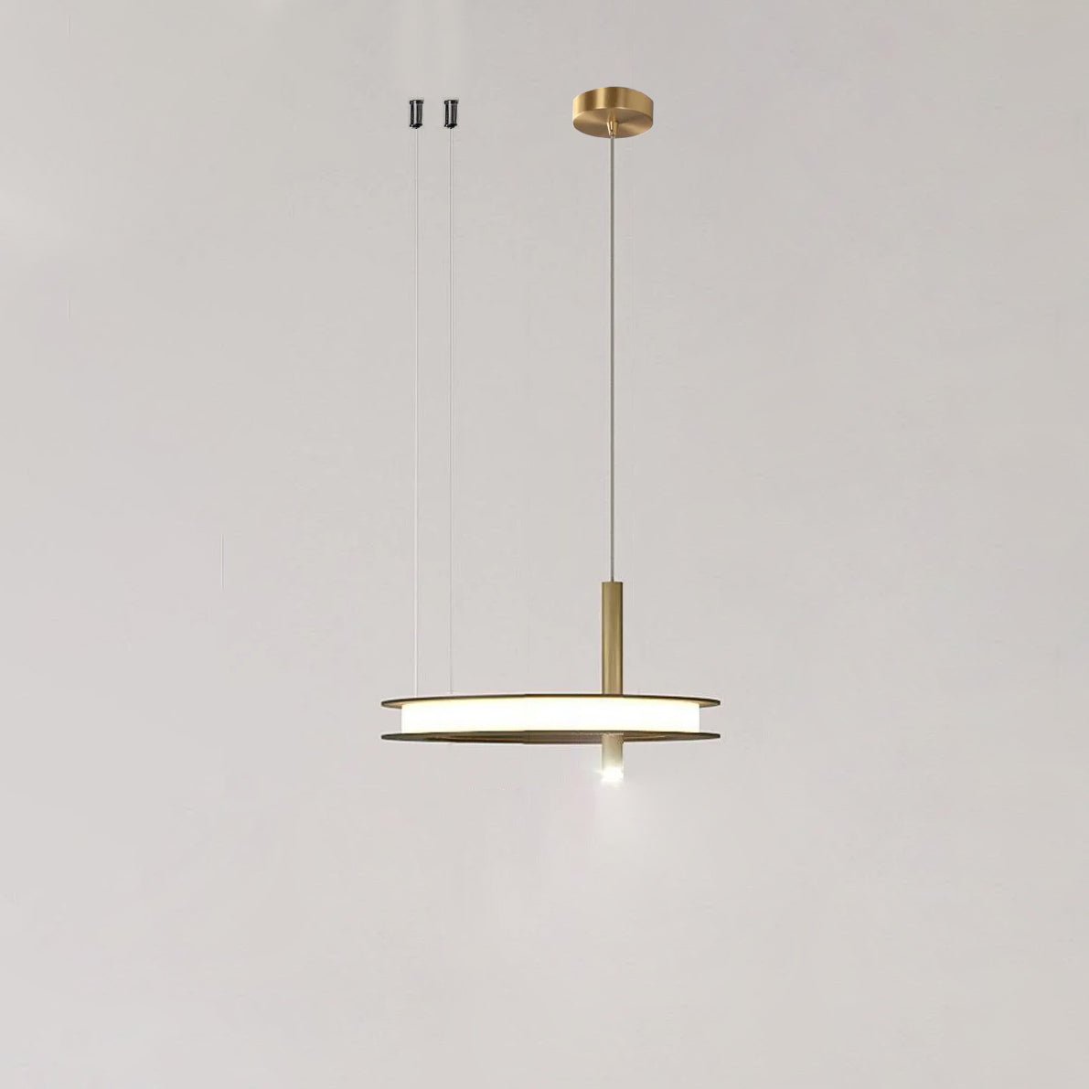 Aurora Chandelier Ring Layered Minimalist - Lamp Outdoor