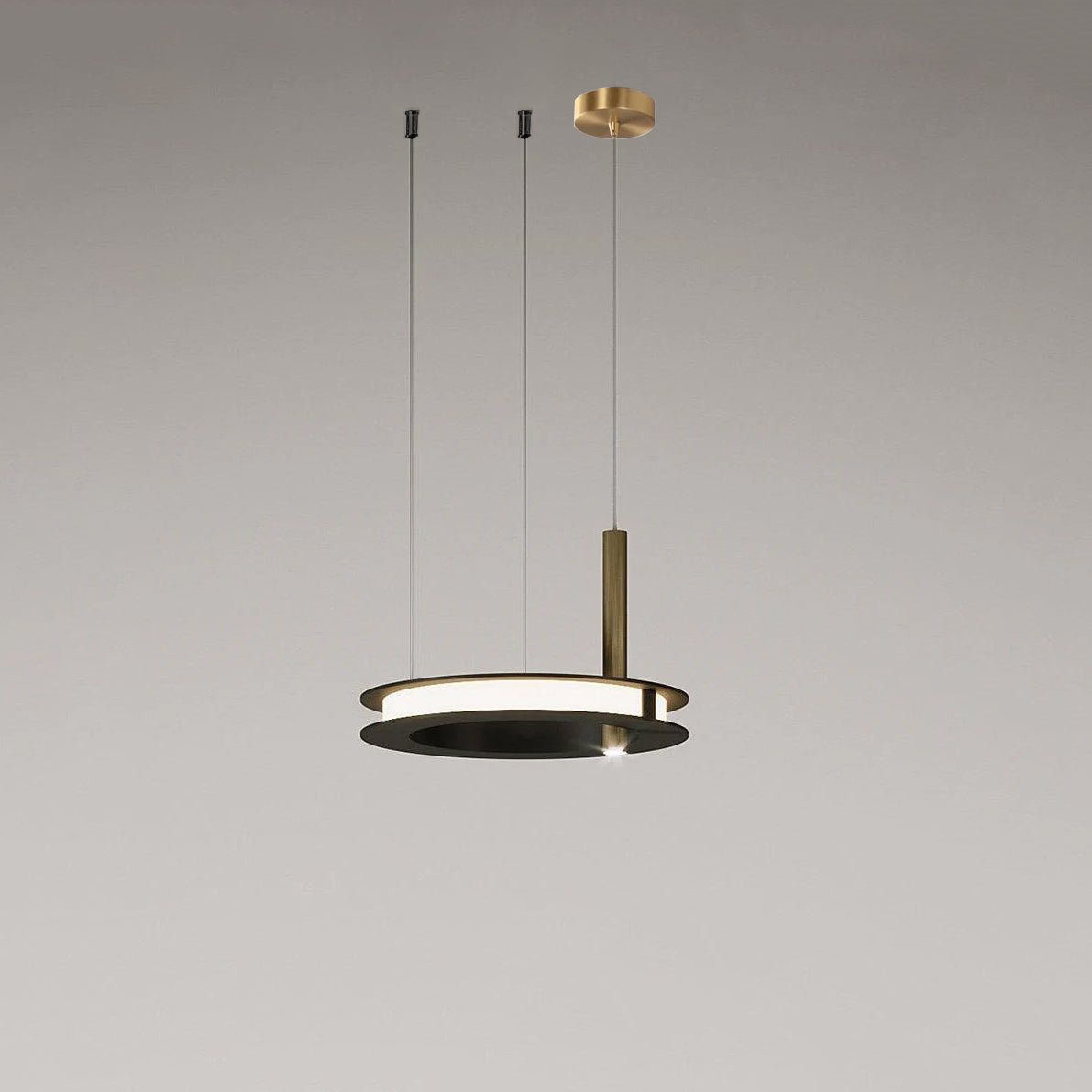 Aurora Chandelier Ring Layered Minimalist - Lamp Outdoor