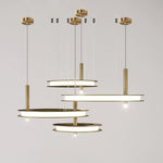 Aurora Chandelier Ring Layered Minimalist - Lamp Outdoor