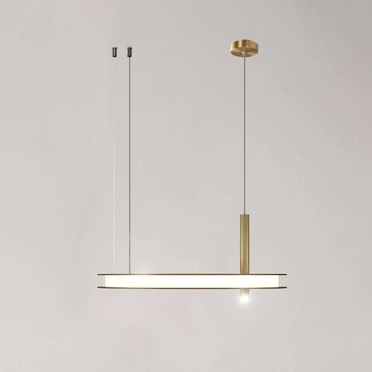 Aurora Chandelier Ring Layered Minimalist - Lamp Outdoor