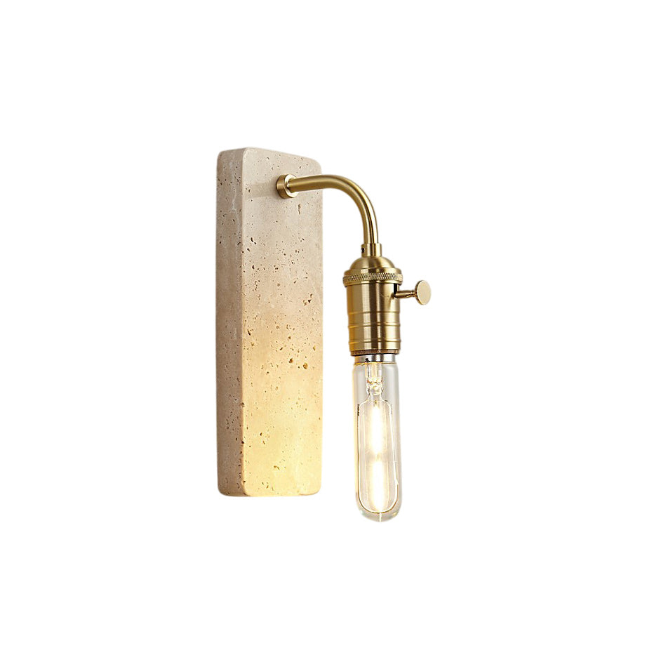 Lampar Wabi-Sabi Travertine Wall Light
