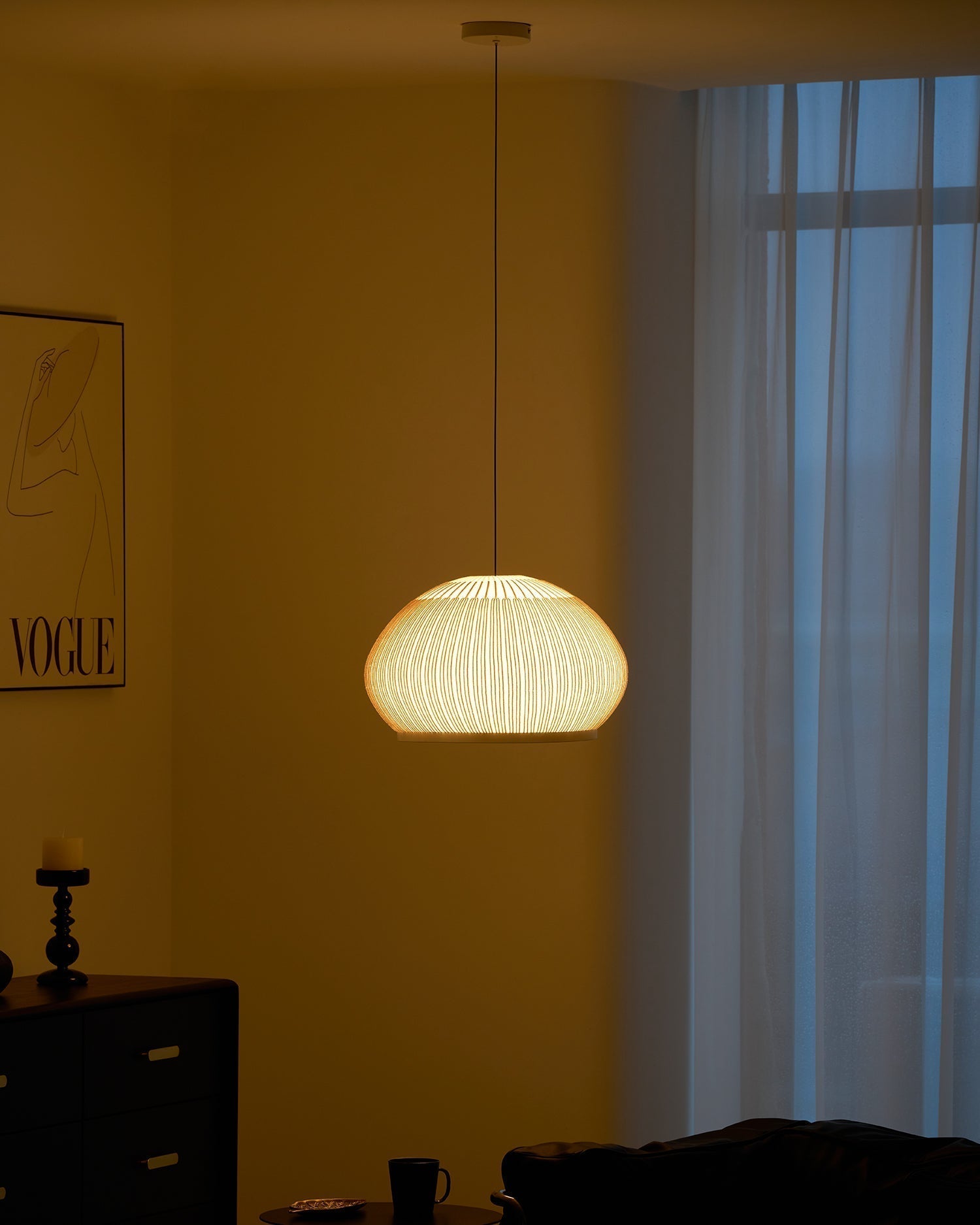 Lantern Knit Pendant Lamp - Lamp Outdoor
