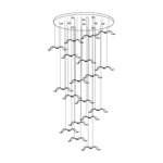Acariel Luxury Large Seagull Glass Chandelier - Letslighting