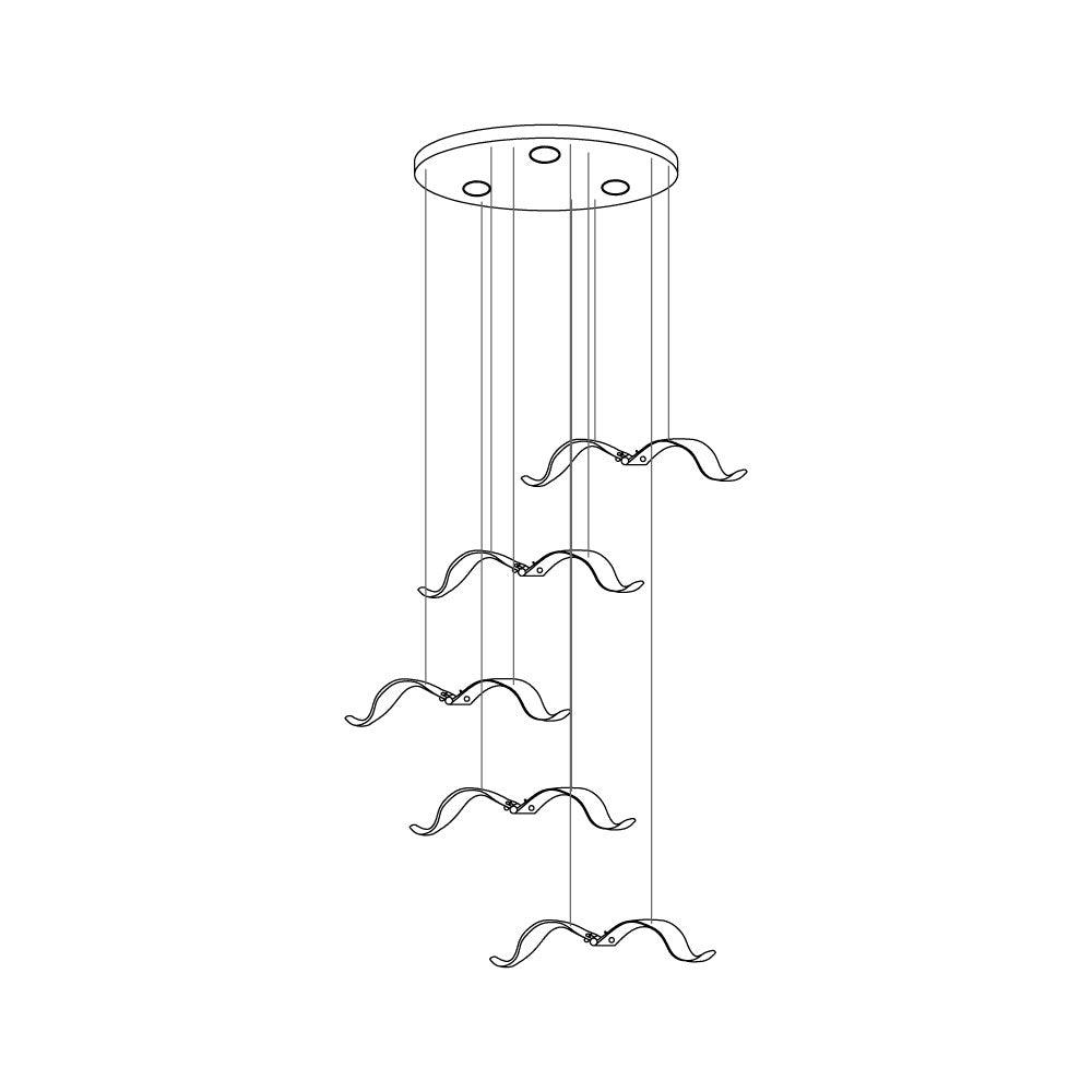 Acariel Luxury Large Seagull Glass Chandelier - Letslighting