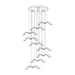 Acariel Luxury Large Seagull Glass Chandelier - Letslighting