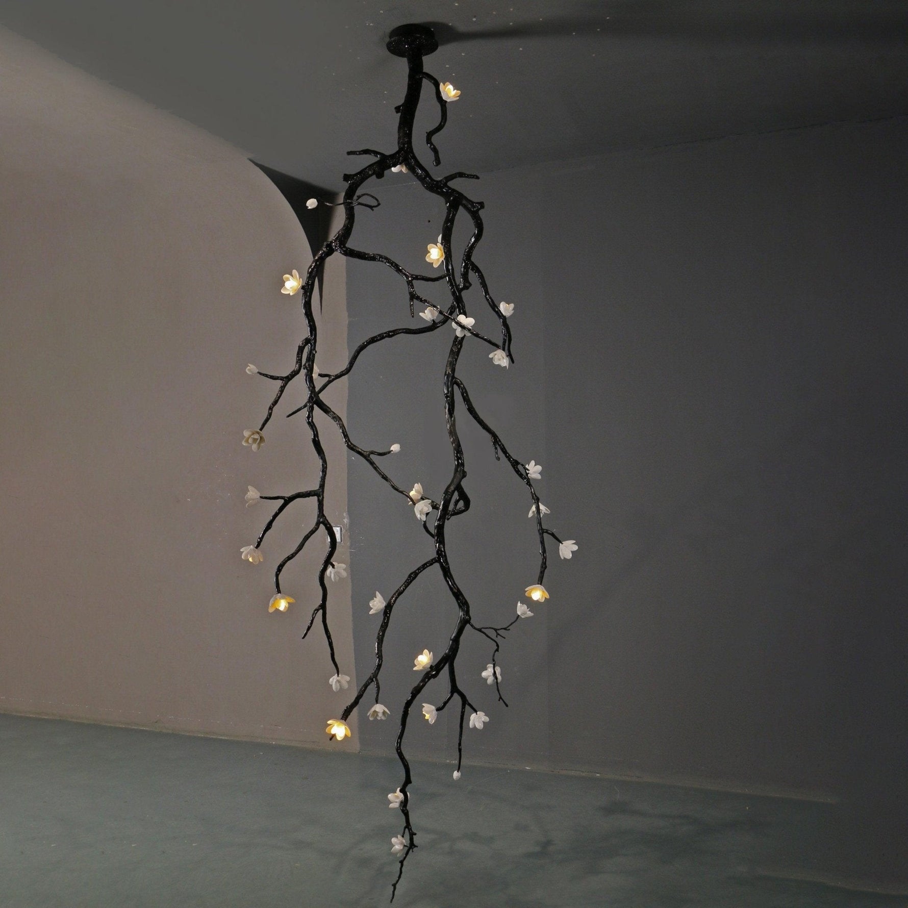 Large Long Branch Flower Chandelier - Lamp Outdoor