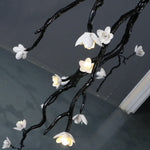 Large Long Branch Flower Chandelier - Lamp Outdoor