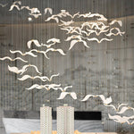 Acariel Luxury Large Seagull Glass Chandelier - Letslighting