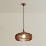 Lattice Nest Wooden Pendant Lamp - Lamp Outdoor