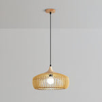 Lattice Nest Wooden Pendant Lamp - Lamp Outdoor