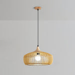 Lattice Nest Wooden Pendant Lamp - Lamp Outdoor