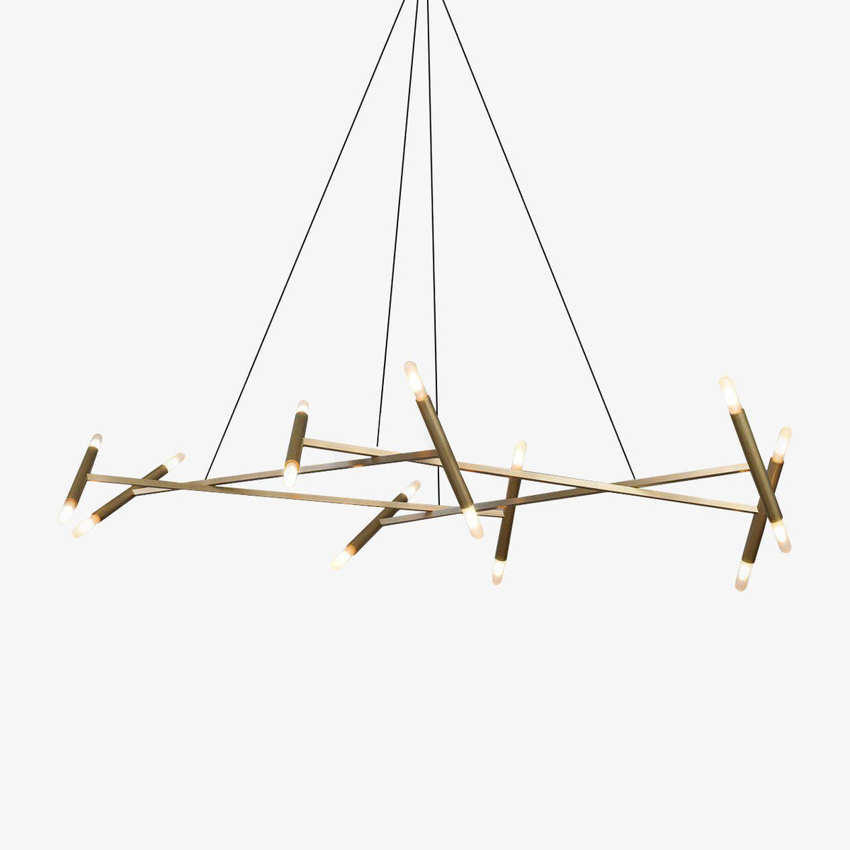 Astra Modern Brass Chandelier - Lamp Outdoor