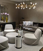 Astra Modern Brass Chandelier - Lamp Outdoor