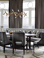Astra Modern Brass Chandelier - Lamp Outdoor