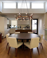 Astra Modern Brass Chandelier - Lamp Outdoor