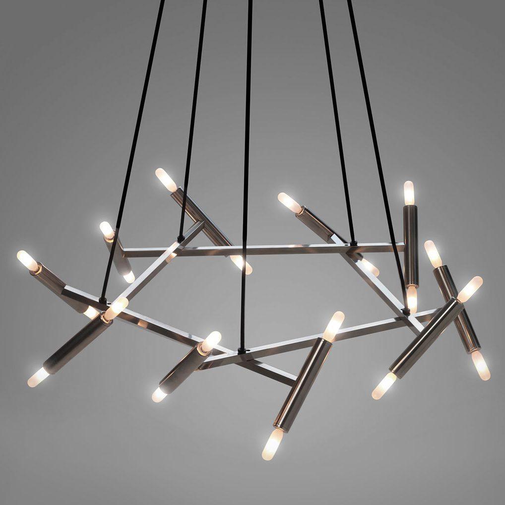Astra Modern Brass Chandelier - Lamp Outdoor