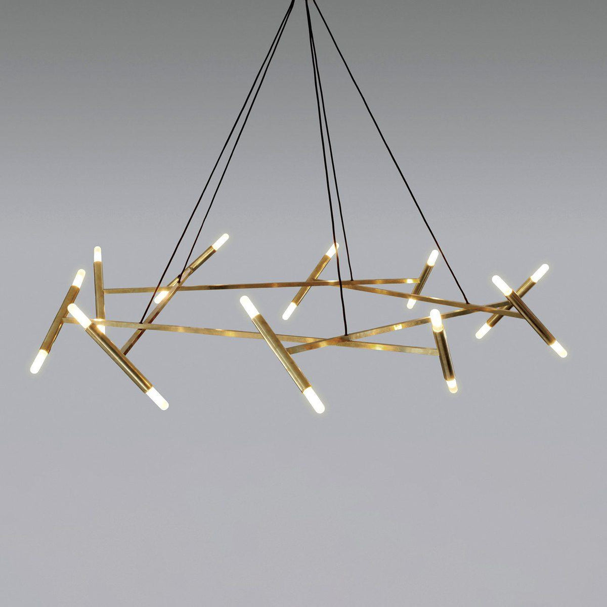 Astra Modern Brass Chandelier - Lamp Outdoor