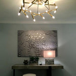 Astra Modern Brass Chandelier - Lamp Outdoor