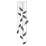Lustra Chandelier Leaf Acrylic Gold Elegant Modern - Letslighting
