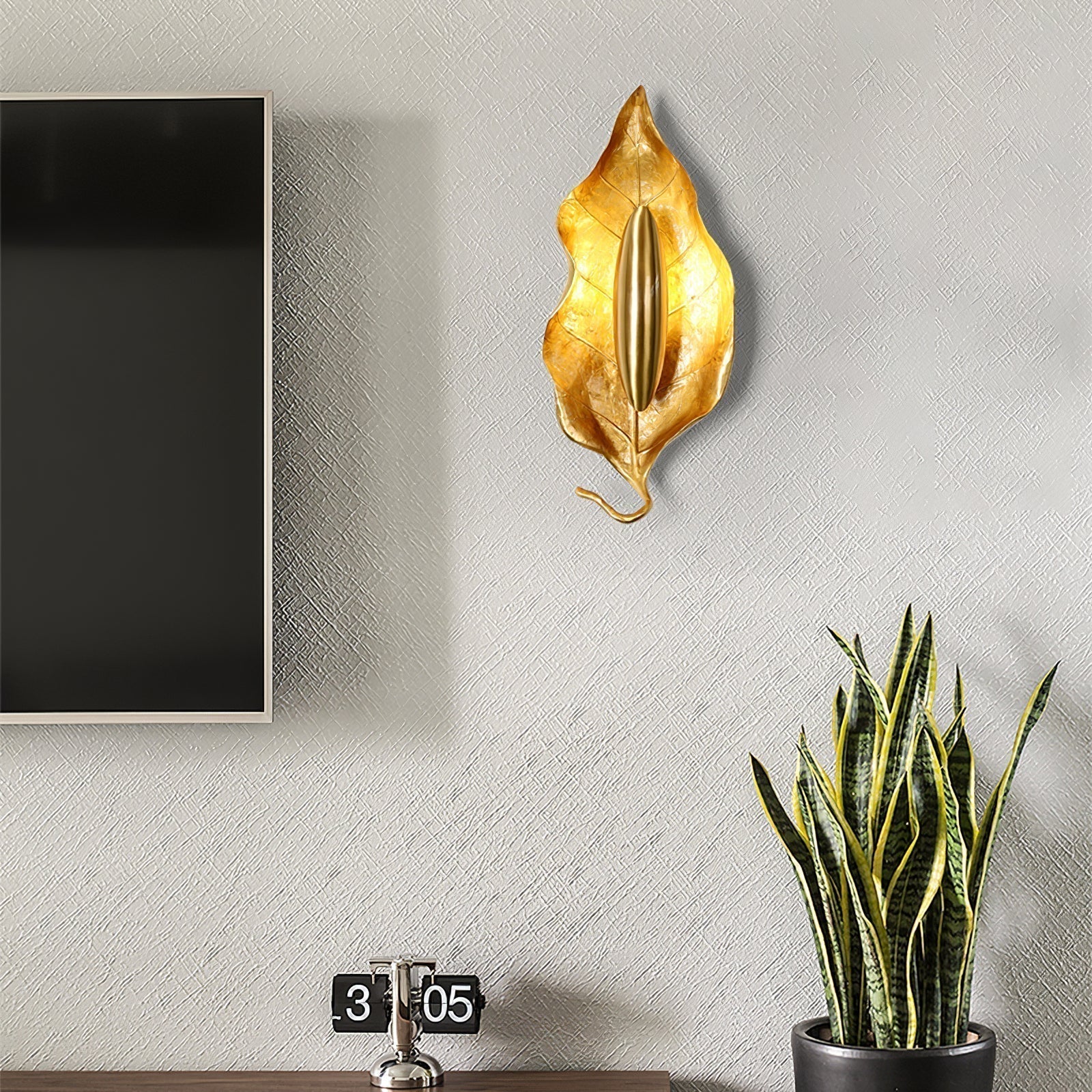 Leaf Brass Wall Lamp - Lamp Outdoor