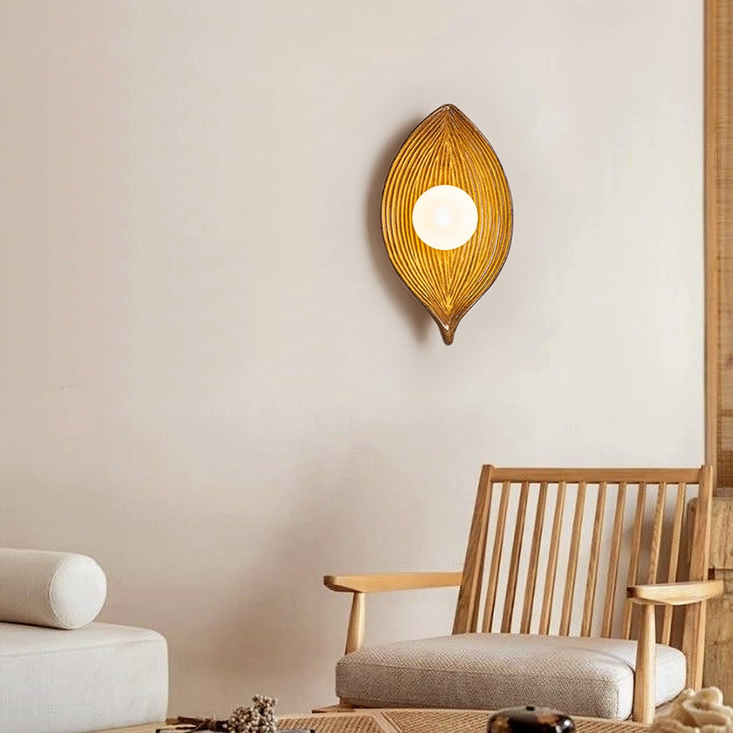 Leaf Canoe Wall Sconce - Lamp Outdoor
