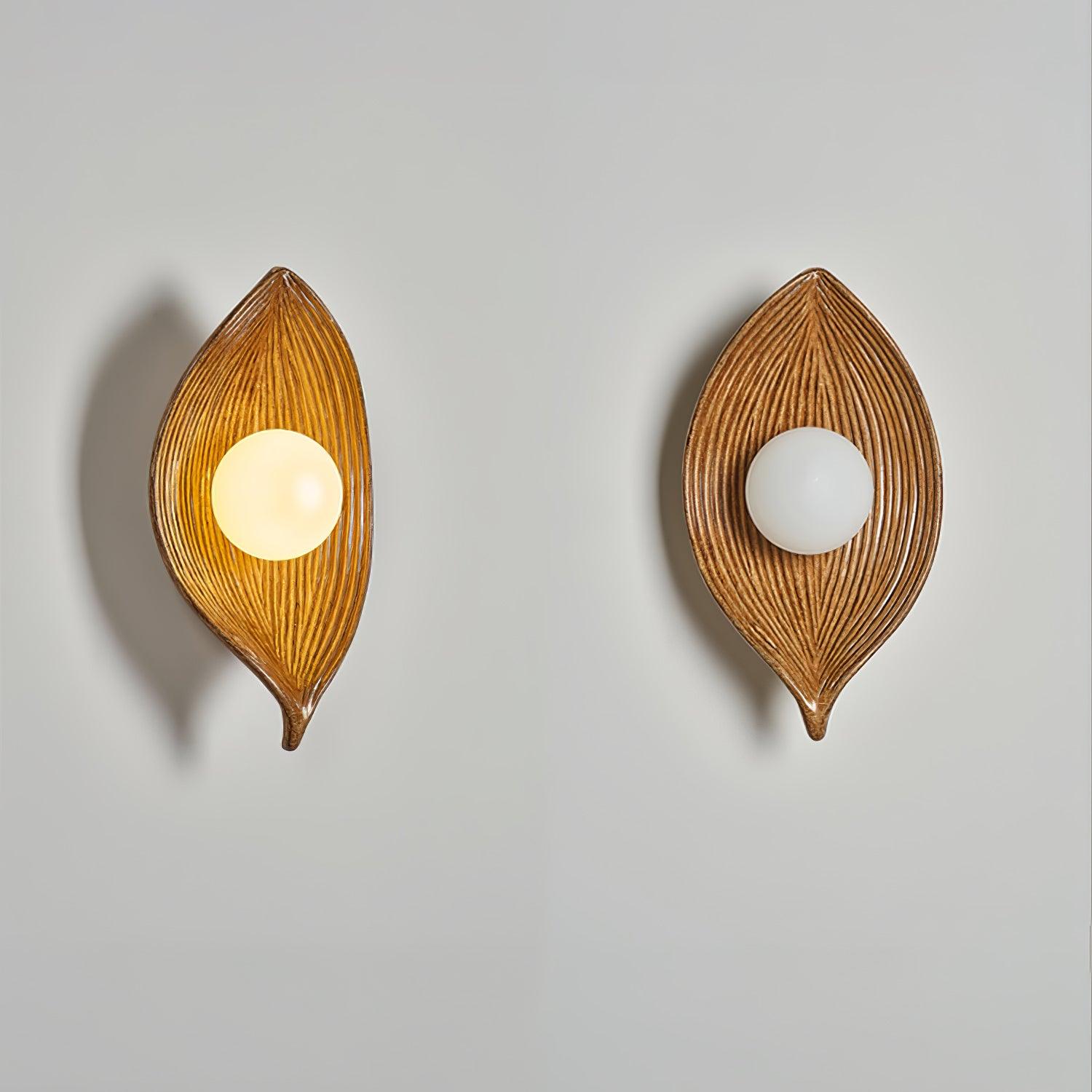 Leaf Canoe Wall Sconce - Lamp Outdoor