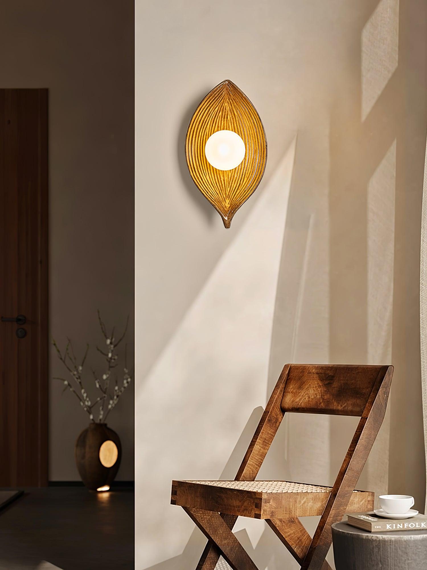 Leaf Canoe Wall Sconce - Lamp Outdoor