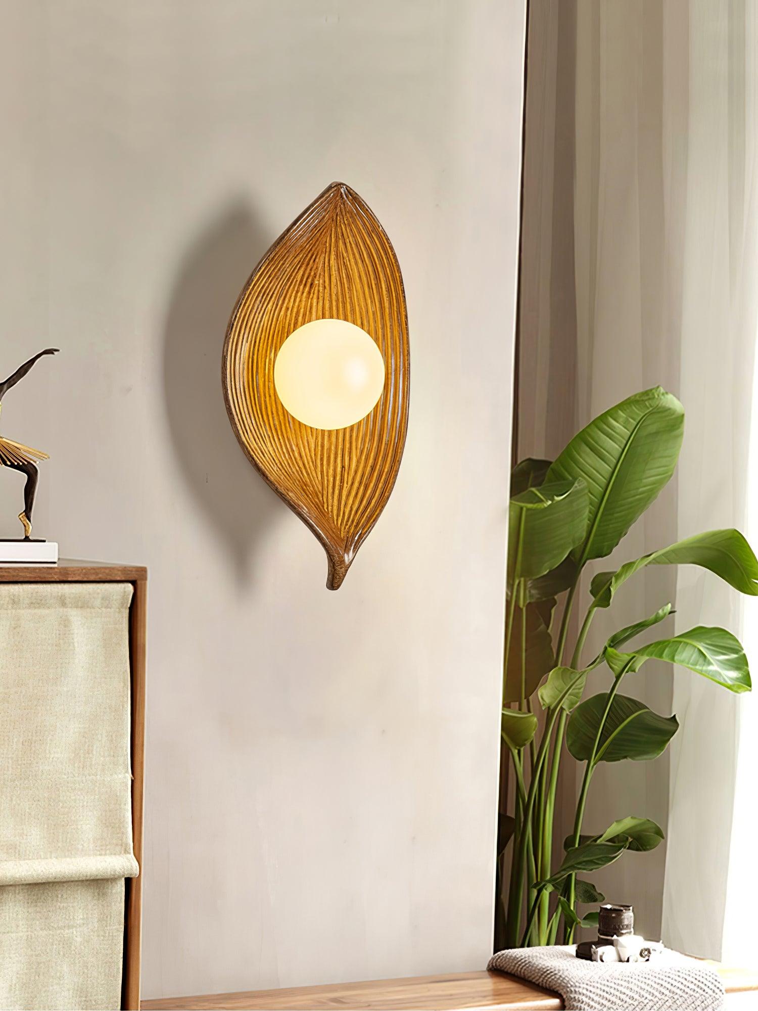 Leaf Canoe Wall Sconce - Lamp Outdoor