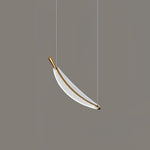 Lustra Chandelier Leaf Acrylic Gold Elegant Modern - Letslighting
