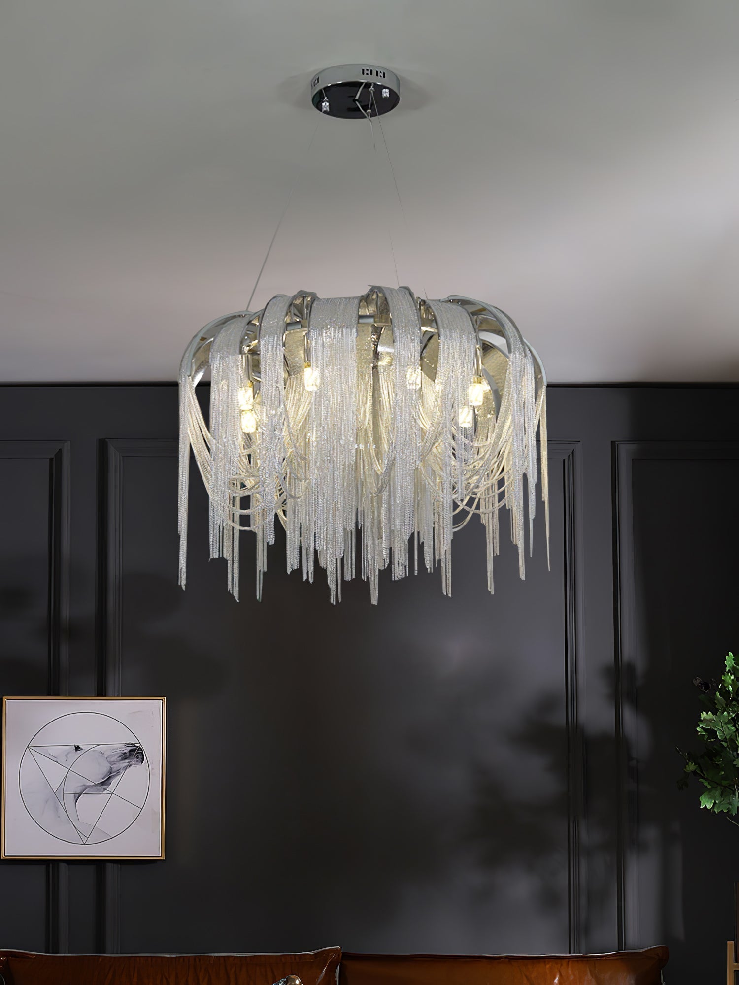 Length Chains Chandelier - Lamp Outdoor