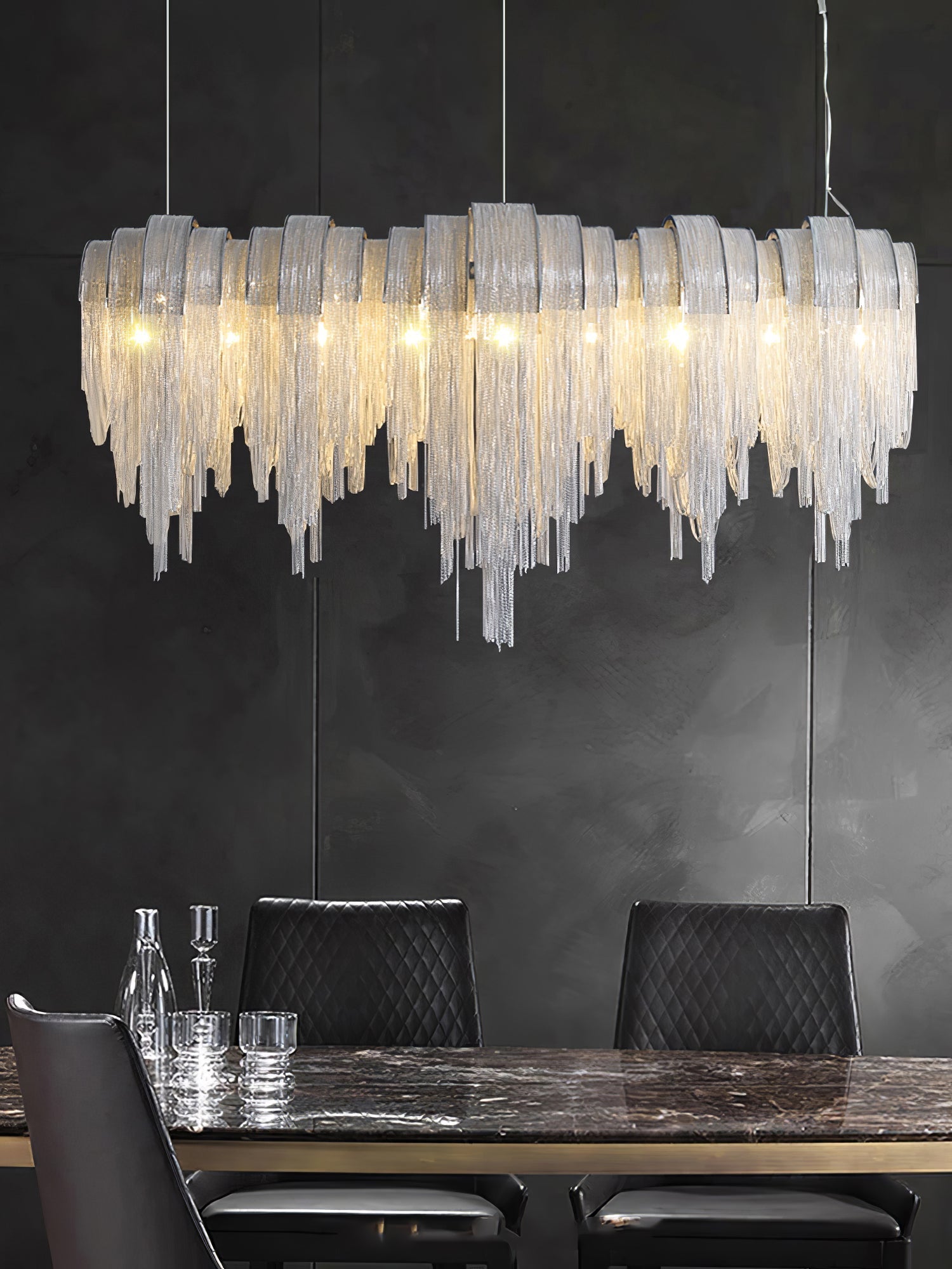 Length Chains Chandelier - Lamp Outdoor