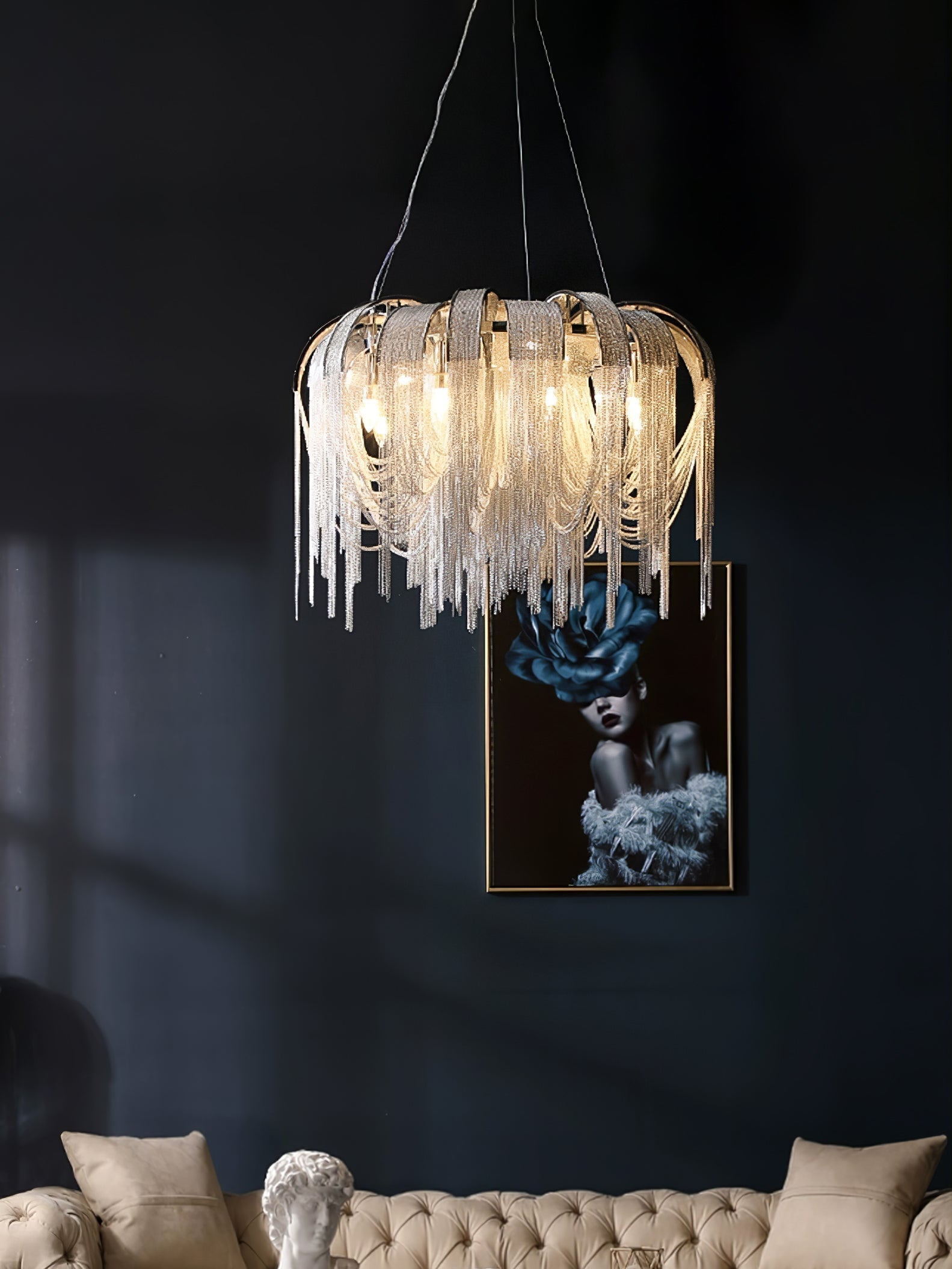 Length Chains Chandelier - Lamp Outdoor