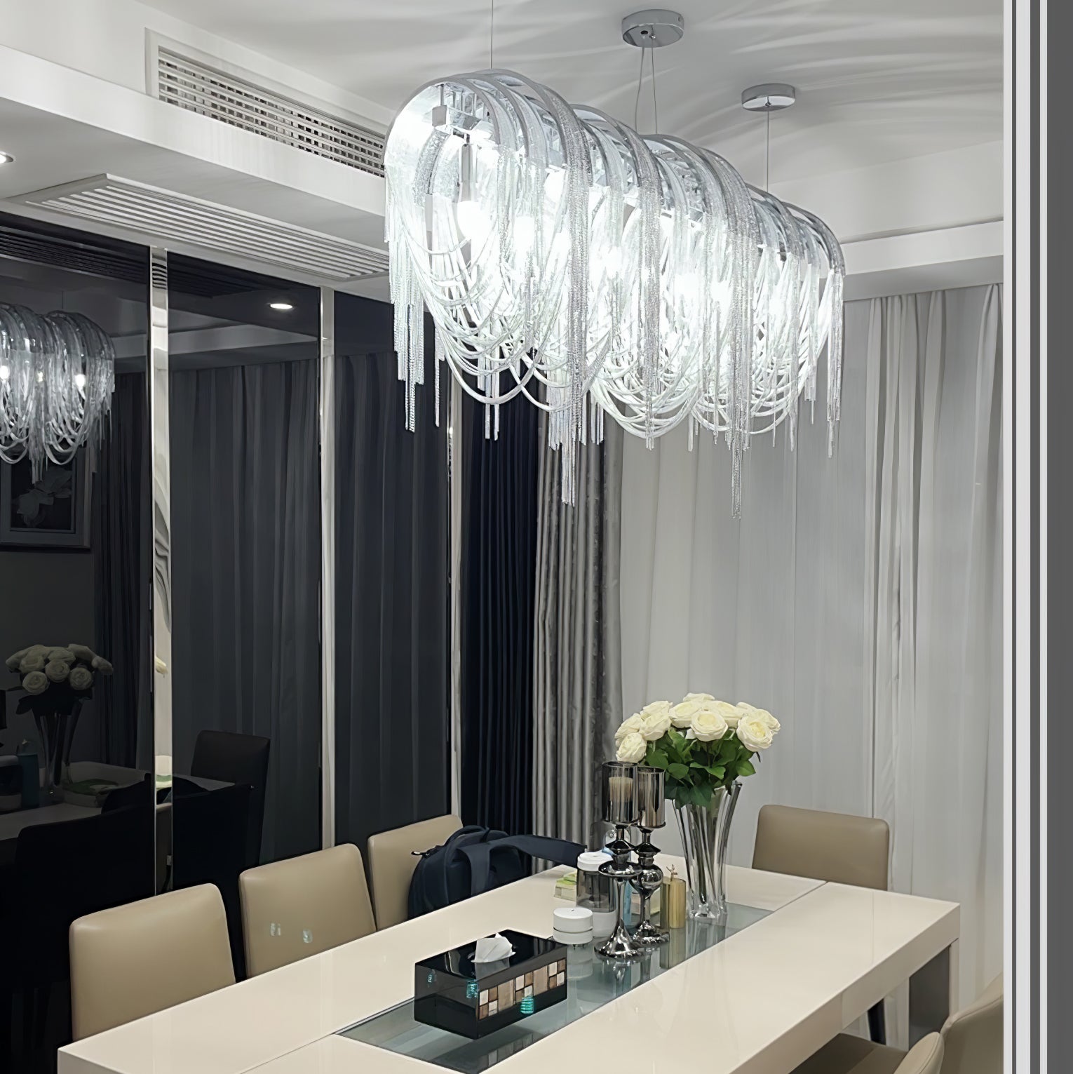 Length Chains Chandelier - Lamp Outdoor
