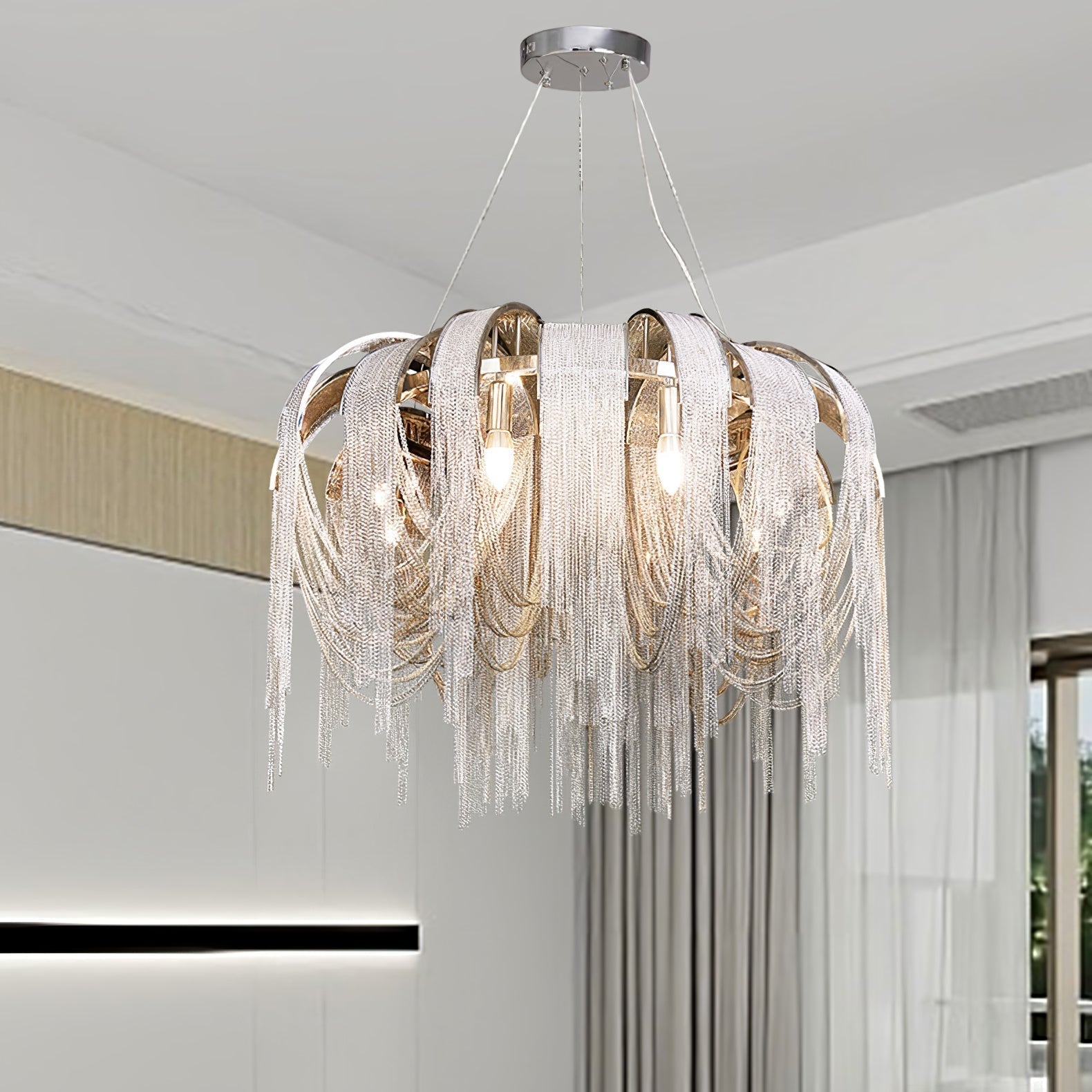 Length Chains Chandelier - Lamp Outdoor