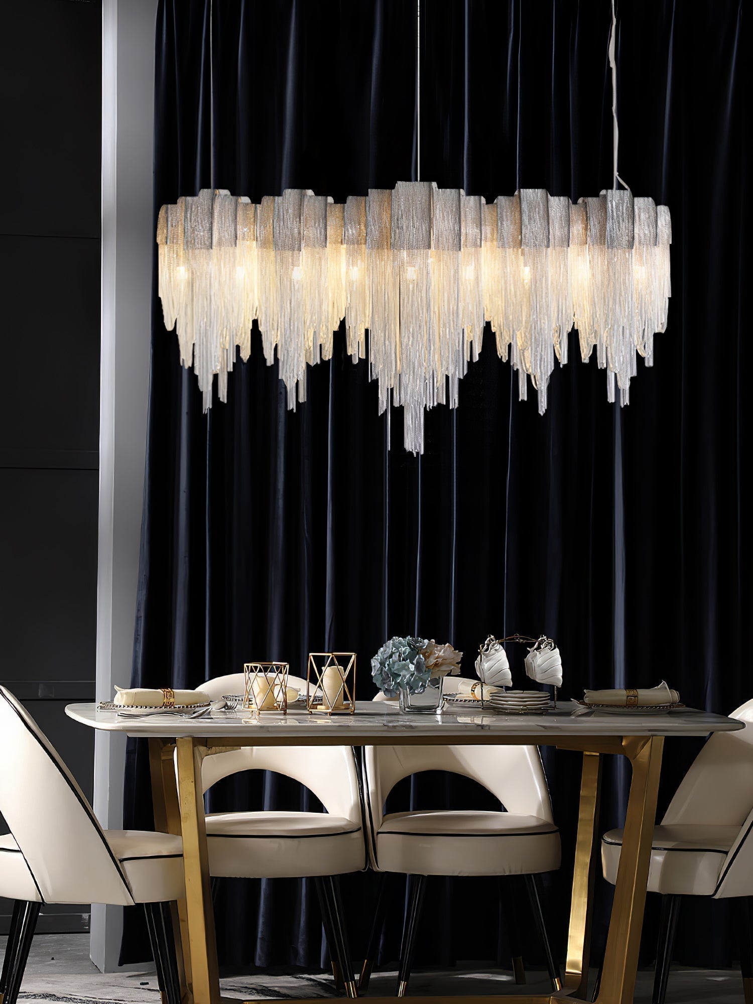 Length Chains Chandelier - Lamp Outdoor