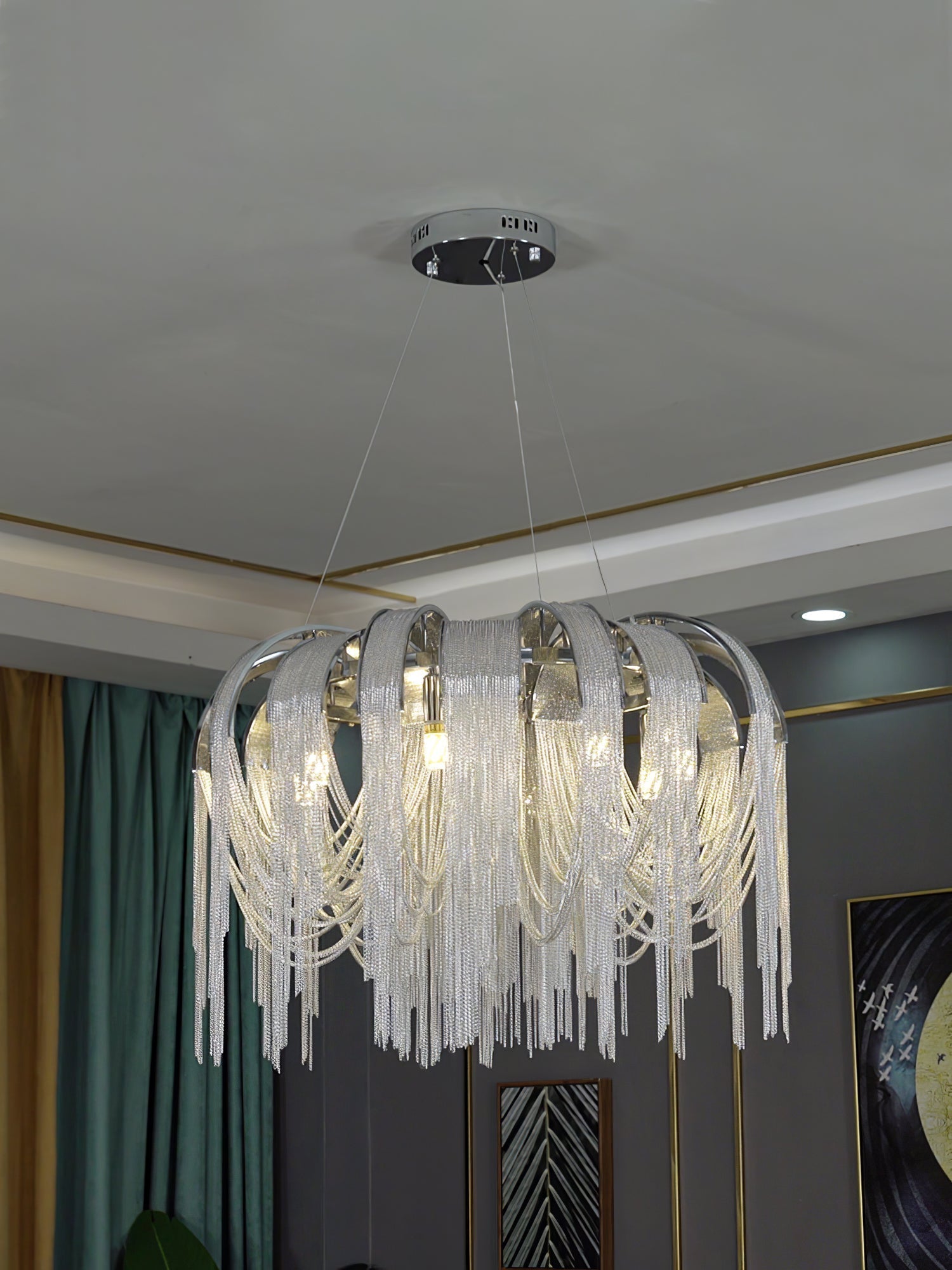 Length Chains Chandelier - Lamp Outdoor