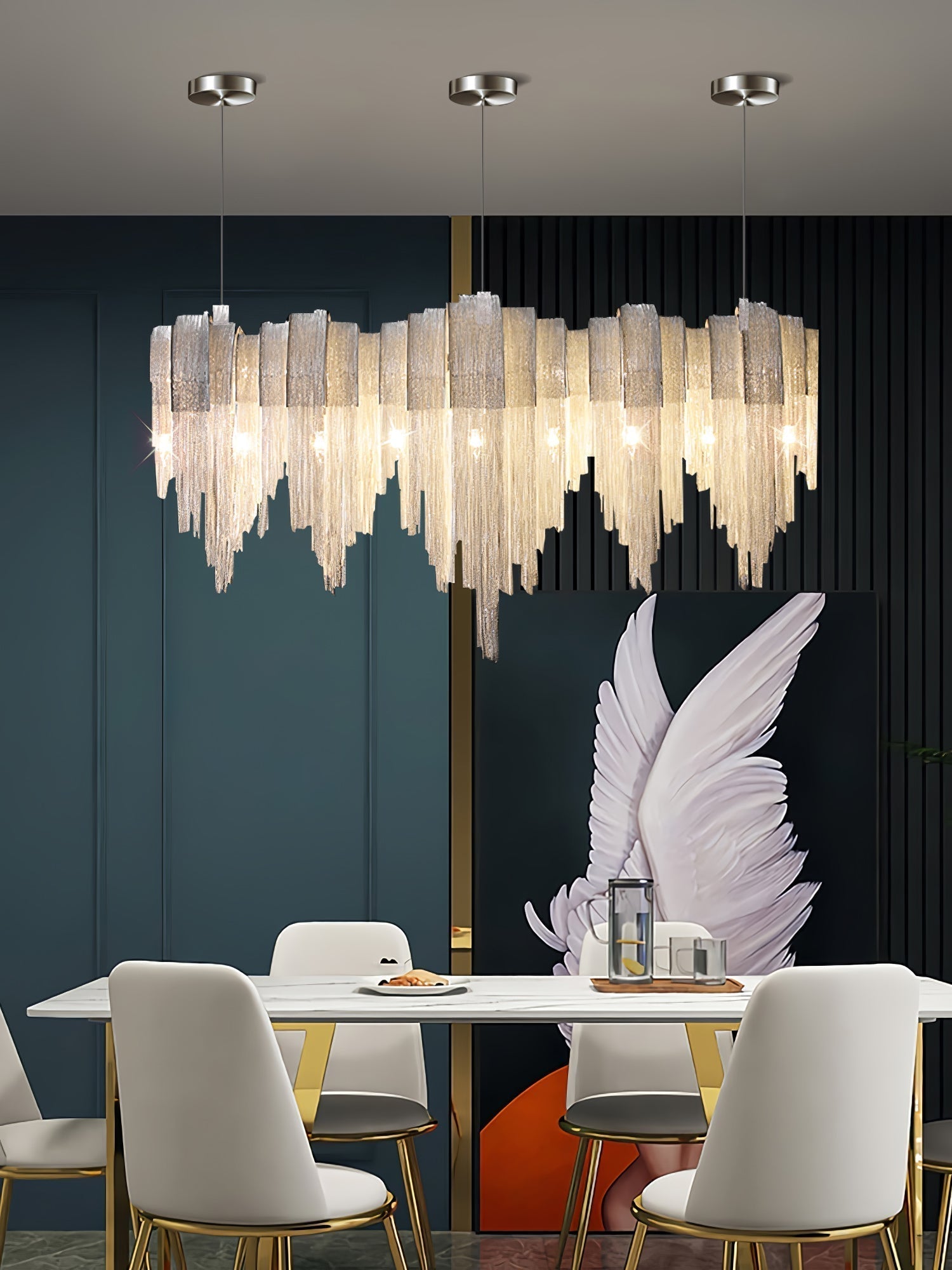 Length Chains Chandelier - Lamp Outdoor