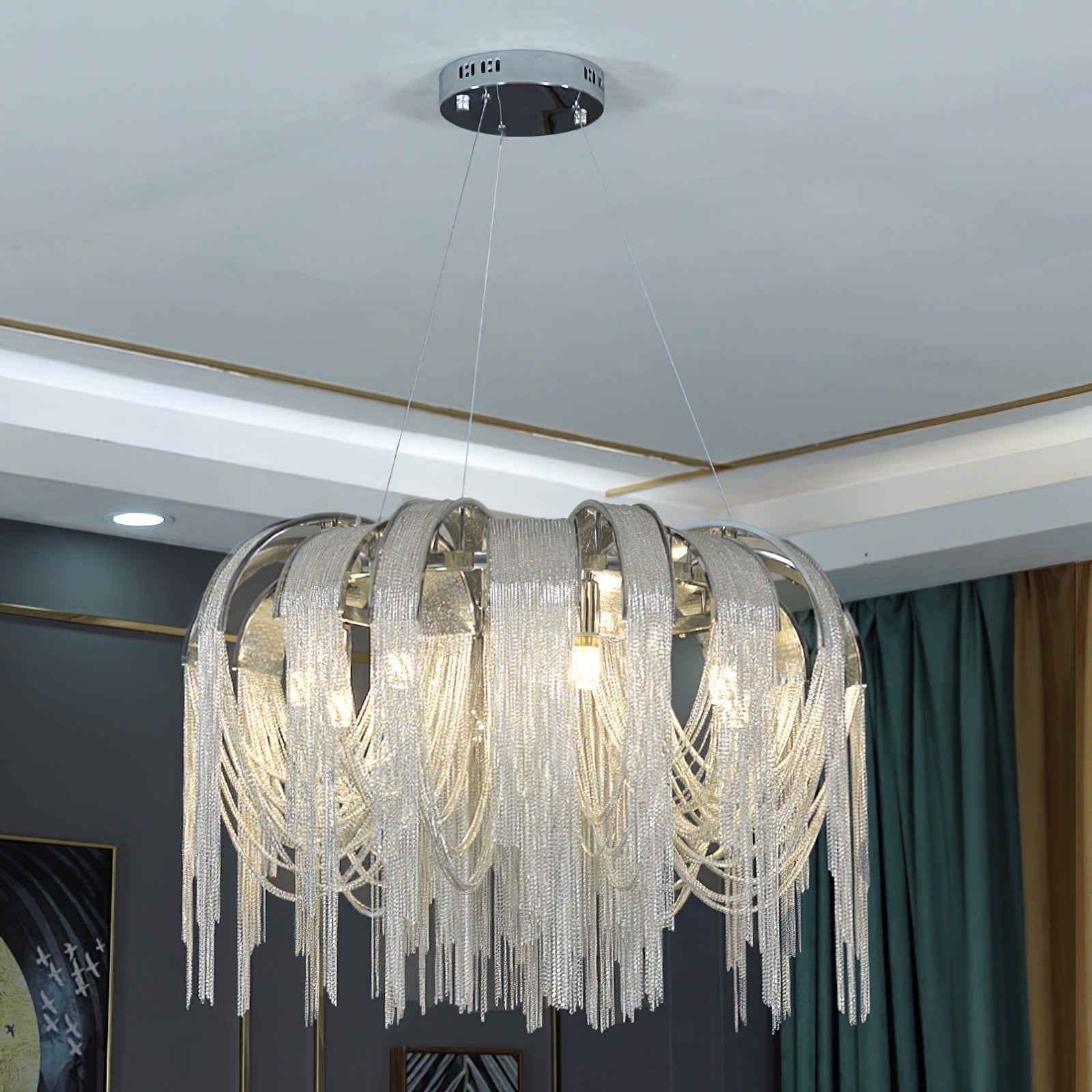 Length Chains Chandelier - Lamp Outdoor