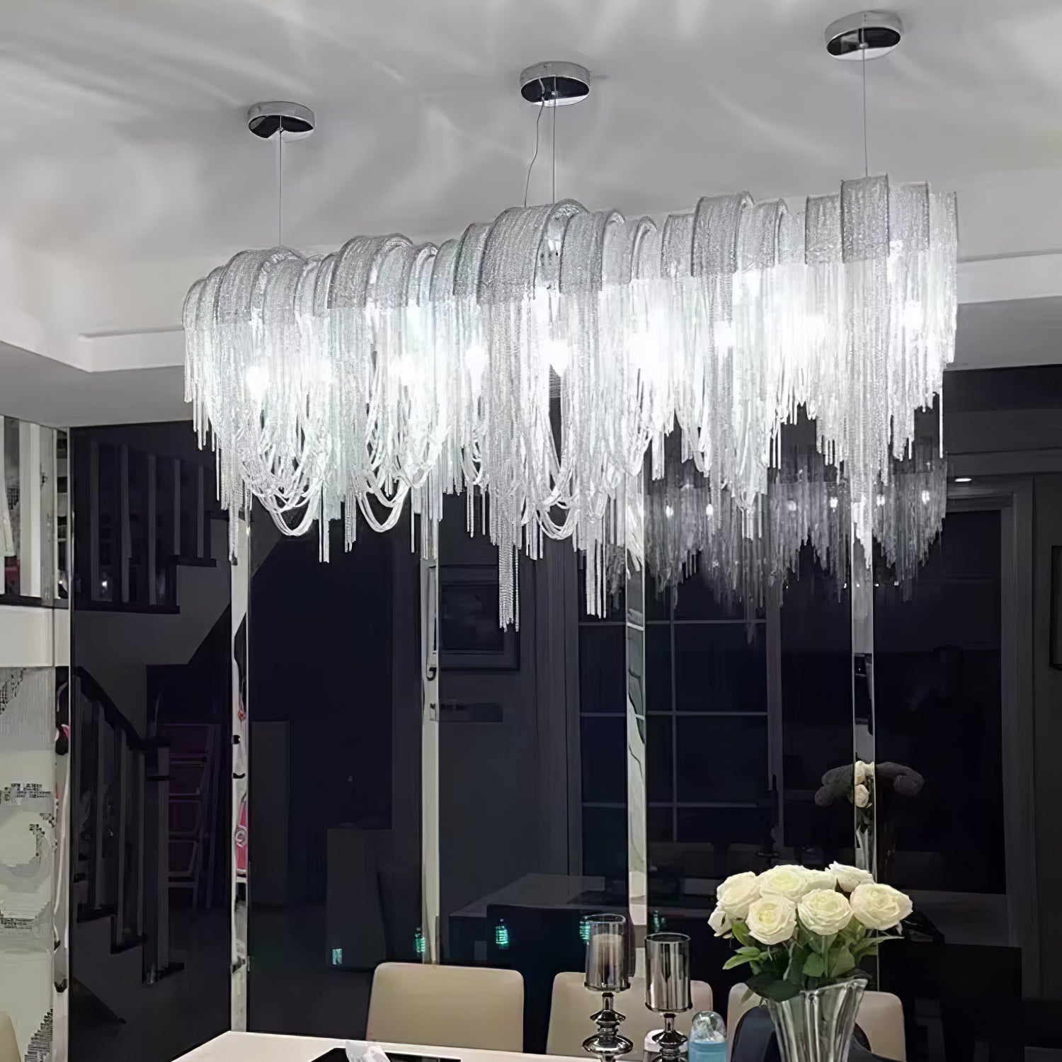 Length Chains Chandelier - Lamp Outdoor