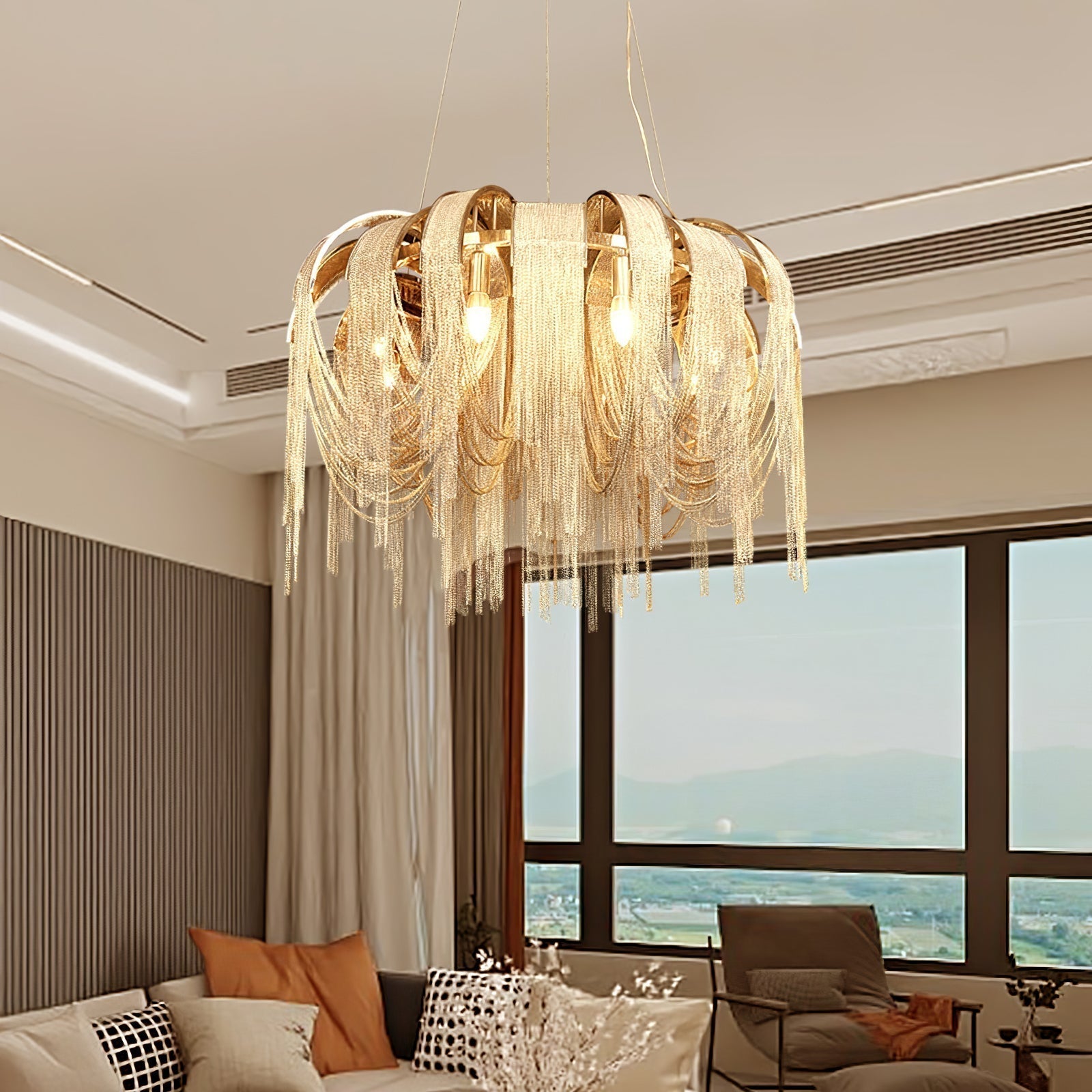 Length Chains Chandelier - Lamp Outdoor