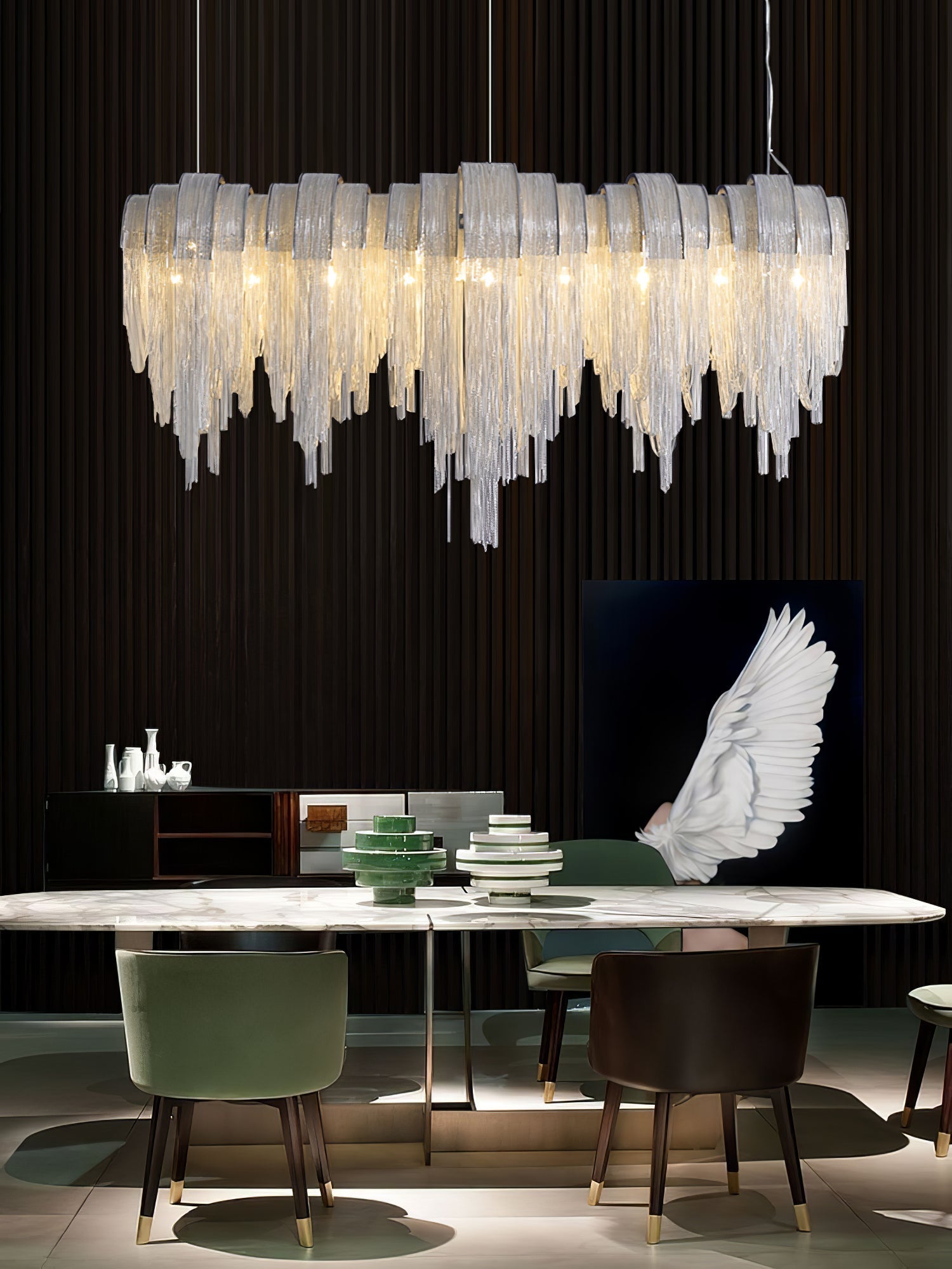 Length Chains Chandelier - Lamp Outdoor