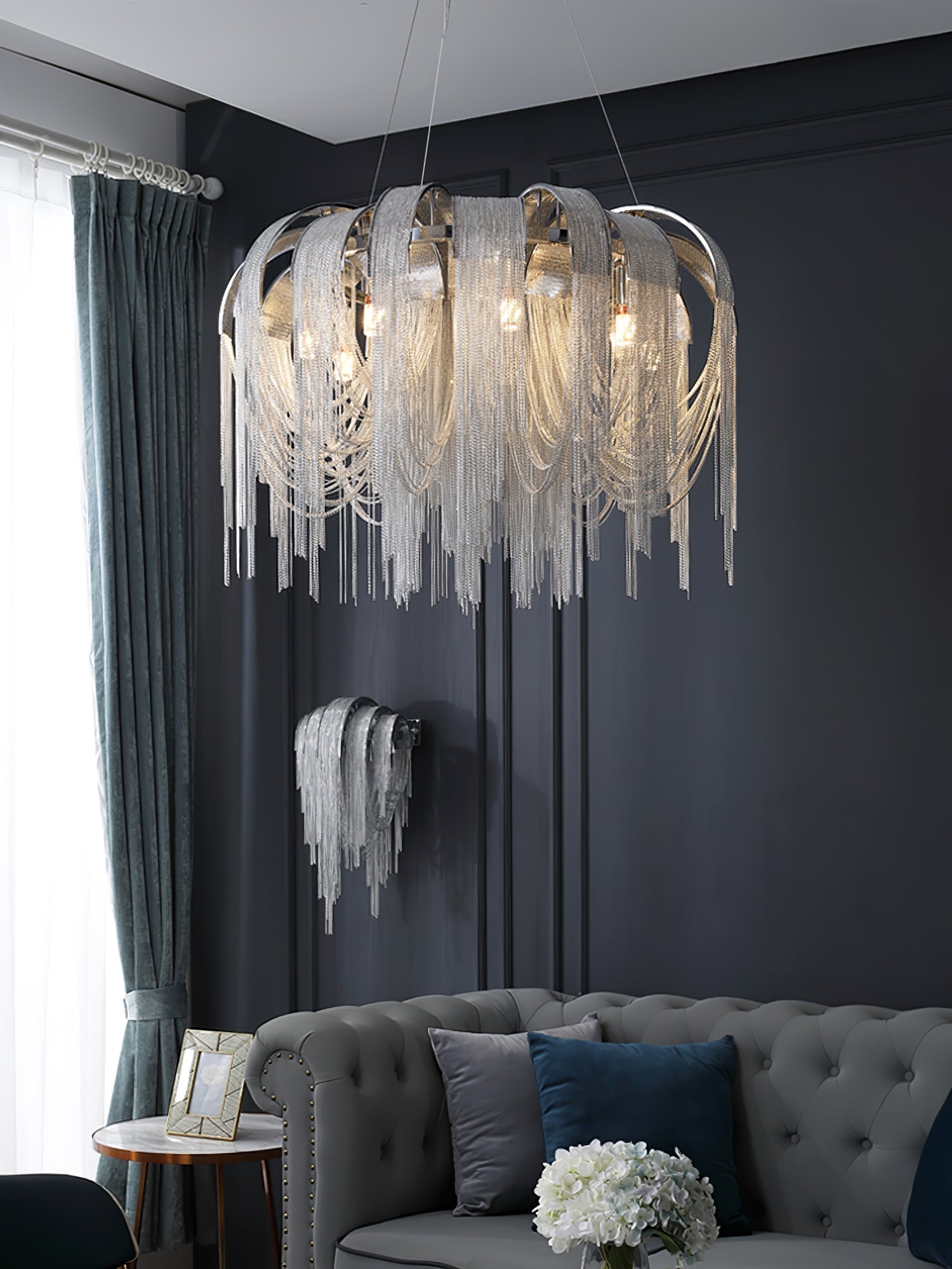 Length Chains Chandelier - Lamp Outdoor