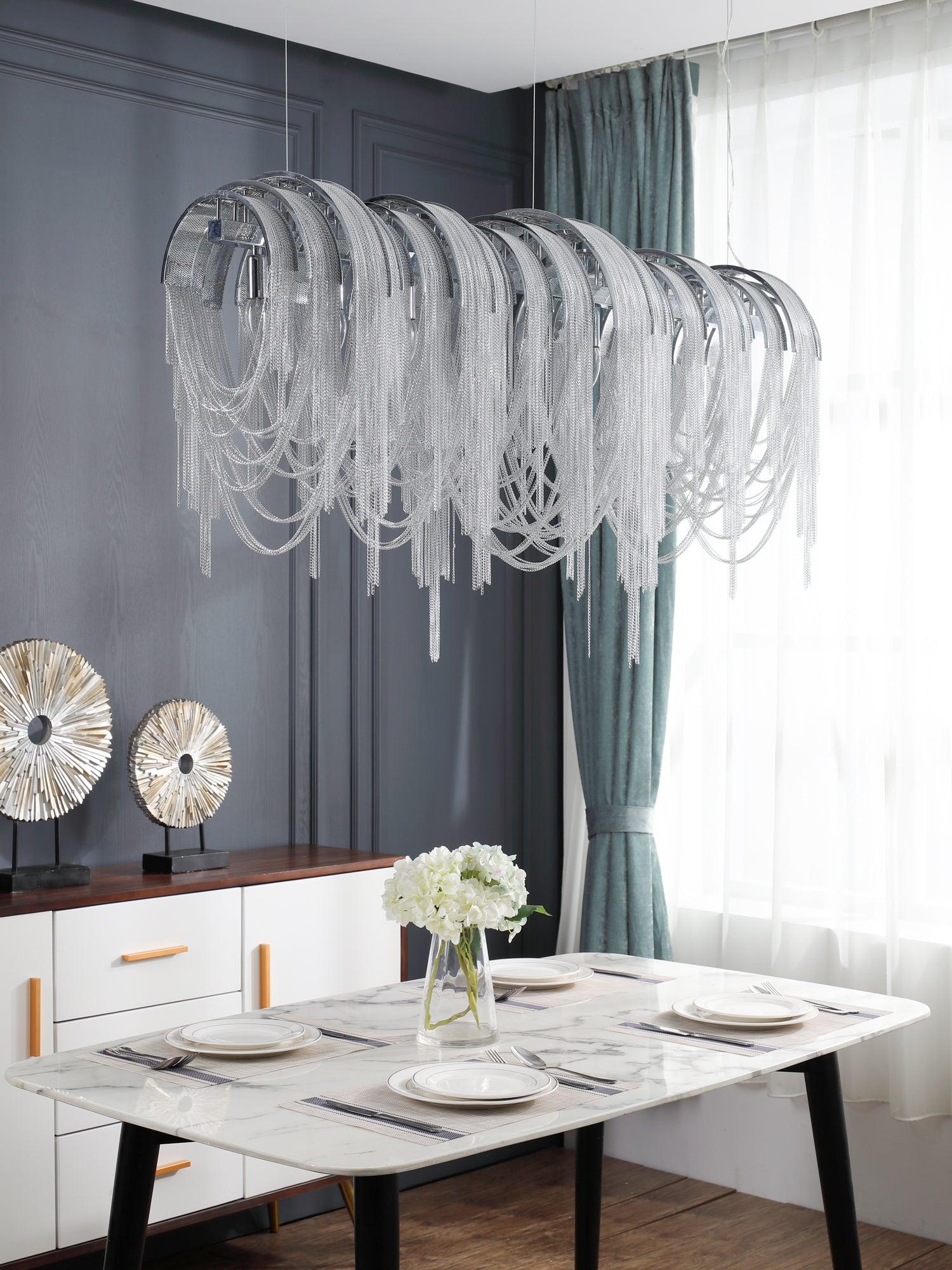 Length Chains Chandelier - Lamp Outdoor