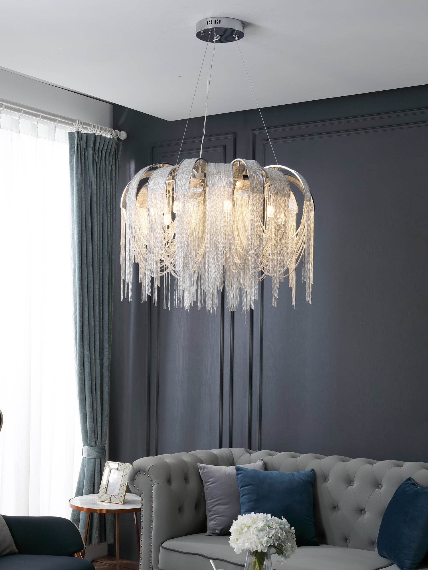 Length Chains Chandelier - Lamp Outdoor
