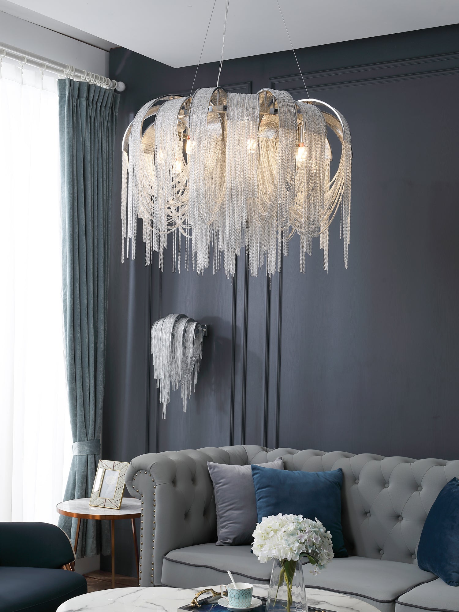 Length Chains Chandelier - Lamp Outdoor