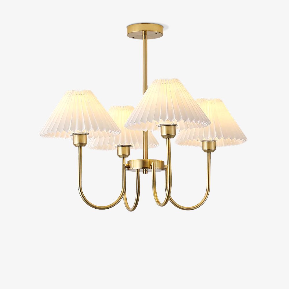 Lenore Pleated Chandelier - Lamp Outdoor