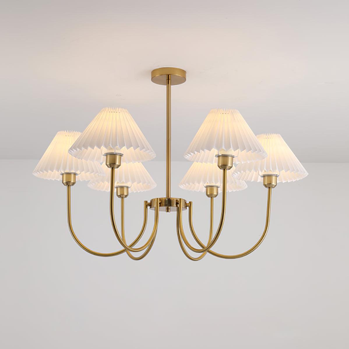 Lenore Pleated Chandelier - Lamp Outdoor